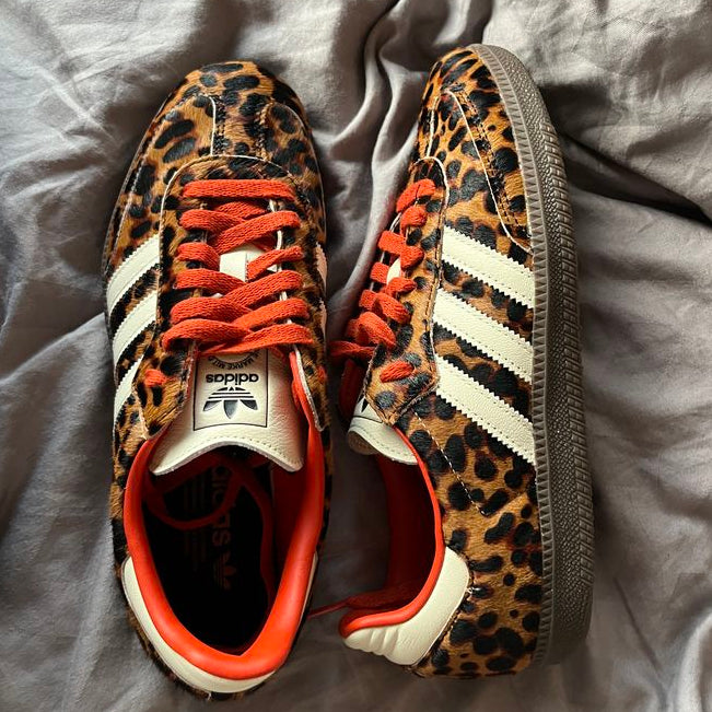 Adidas Samba OG Preloved Red Leopard